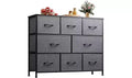 DEXYLLO 8 Drawer Dresser for Bedroom, Fabric Dresser with Large Storage Drawer Unit for Entryway, Chest of Drawers for Living Room
