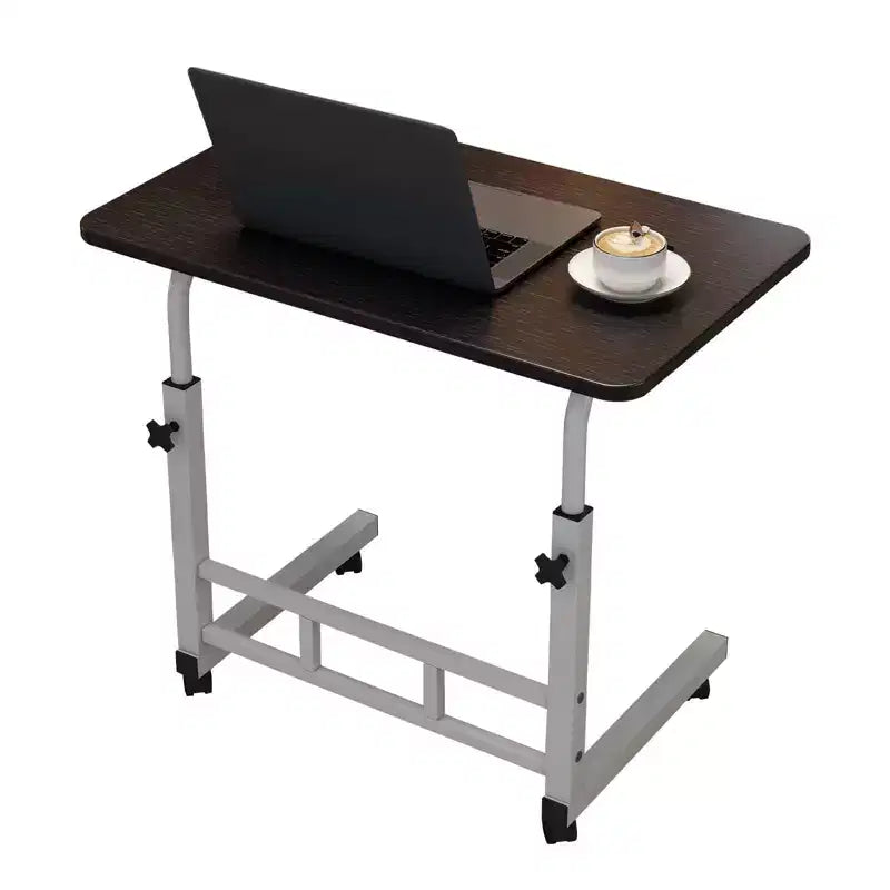 Adjustable Height Mobile Computer Desk with Wheels for Small Spaces, Rolling Standing Work Table for Home Office, Study and Bedroom