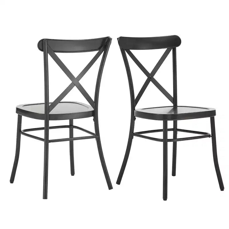 Salido Black Finish Dining Set - 5-Piece - iNSPIRE Q