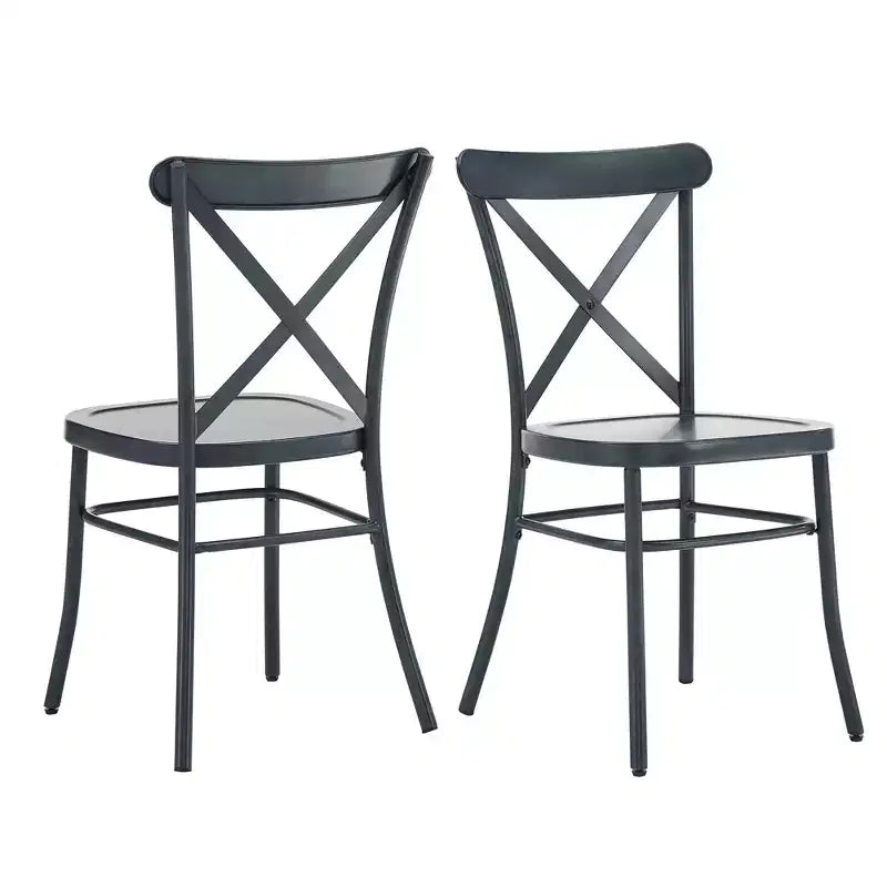 Salido Black Finish Dining Set - 5-Piece - iNSPIRE Q