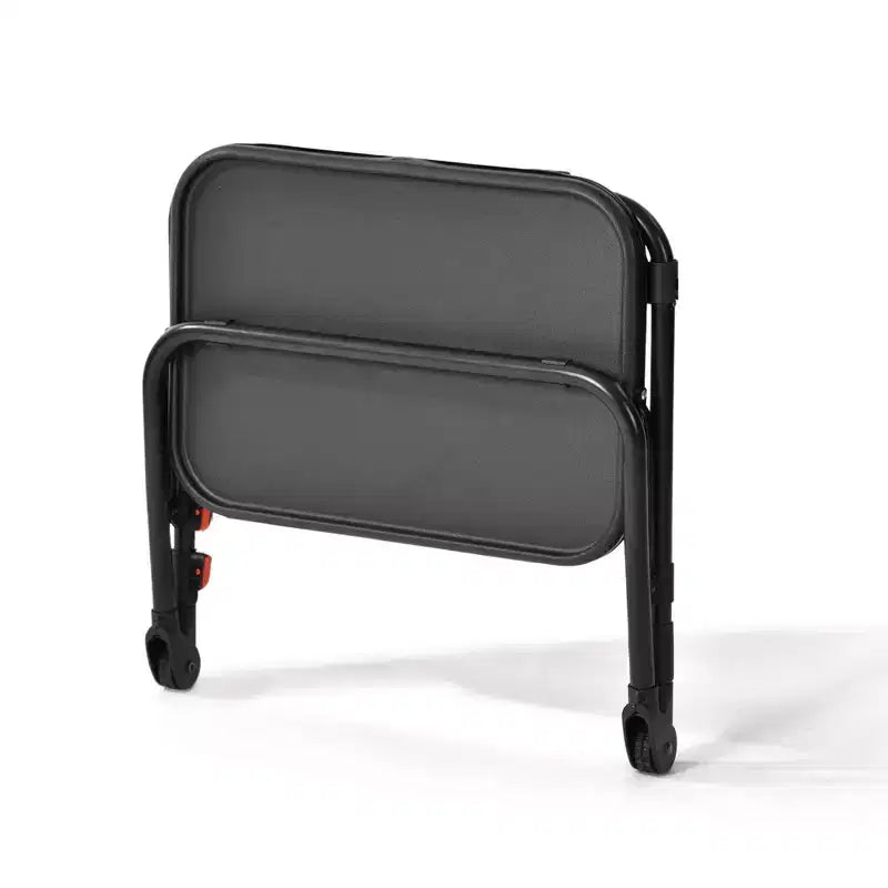 FurnitureR Folding Table and Stool Set, Adjustable Height Tray Table with Tilting Top and Cup Holder, Portable Desk for Bed, Sofa, Study or Outdoor