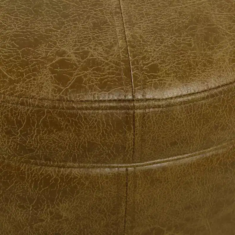 Large Round Storage Ottoman - HomePop