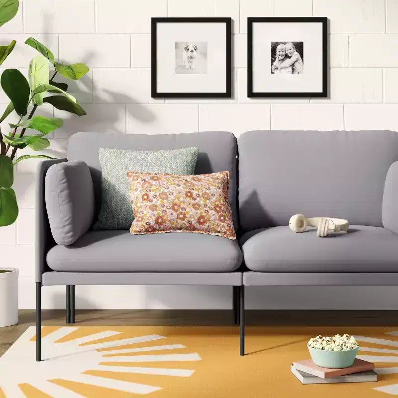 Upholstered Loveseat Gray - Room Essentials™