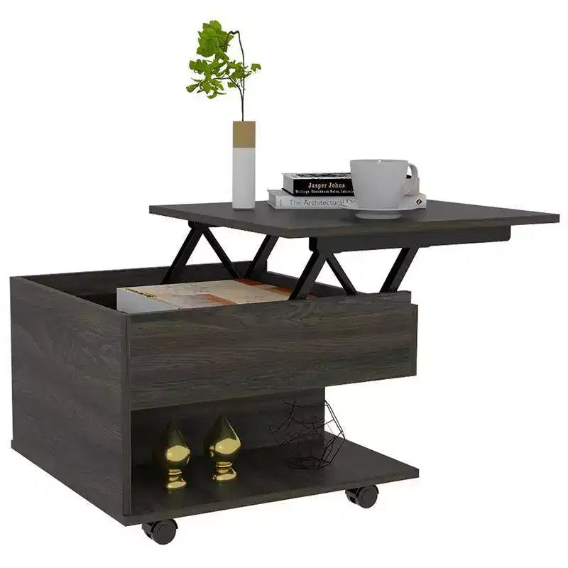 Verona Coffee Table Carbon Espresso - Boahaus: Modern Rectangular with Drawer, Wood Laminate