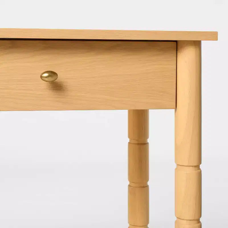 48" Modern Wooden Console Table with Drawer Brown - Threshold™ designed with Studio McGee