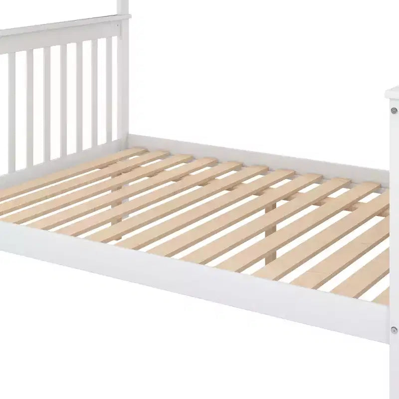Twin over Full Stairway Bunk Bed with Storage-ModernLuxe