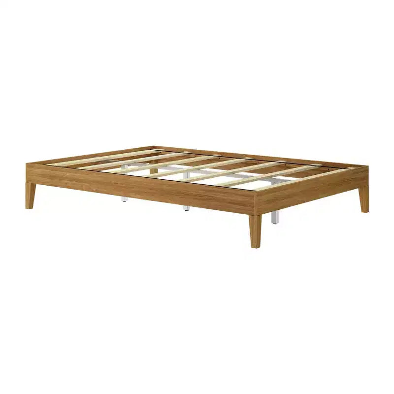 Plank+Beam Solid Wood Queen Platform Bed Frame