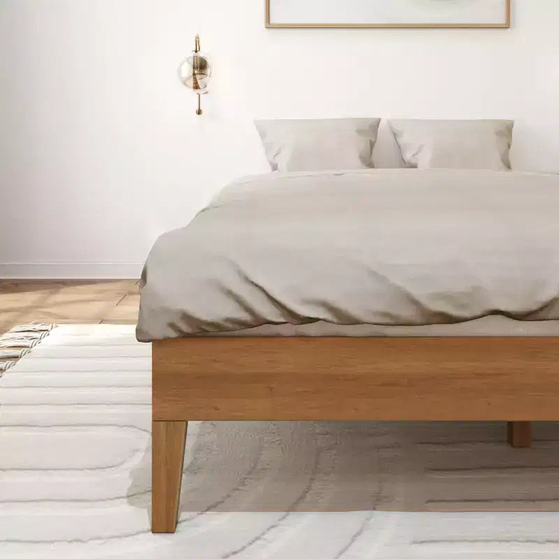 Plank+Beam Solid Wood Queen Platform Bed Frame
