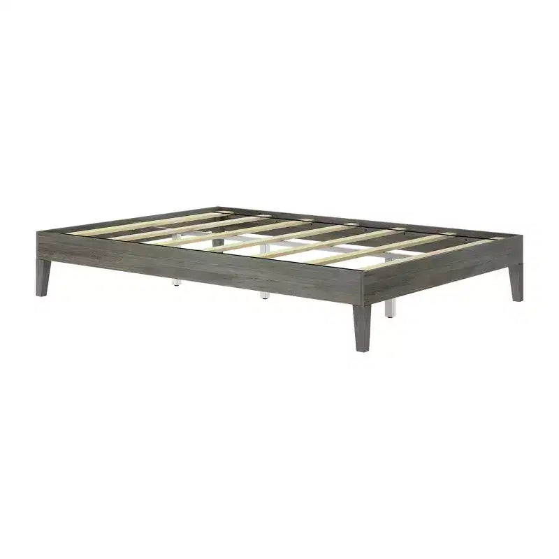 Plank+Beam Solid Wood Queen Platform Bed Frame