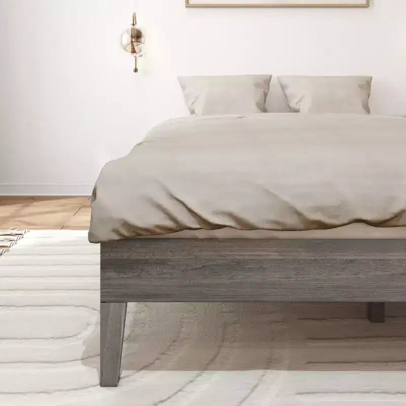Plank+Beam Solid Wood Queen Platform Bed Frame