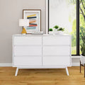 Max & Lily 6 Drawer Dresser, Solid Wood Storage Dressers & Chest of Drawers for Bedroom