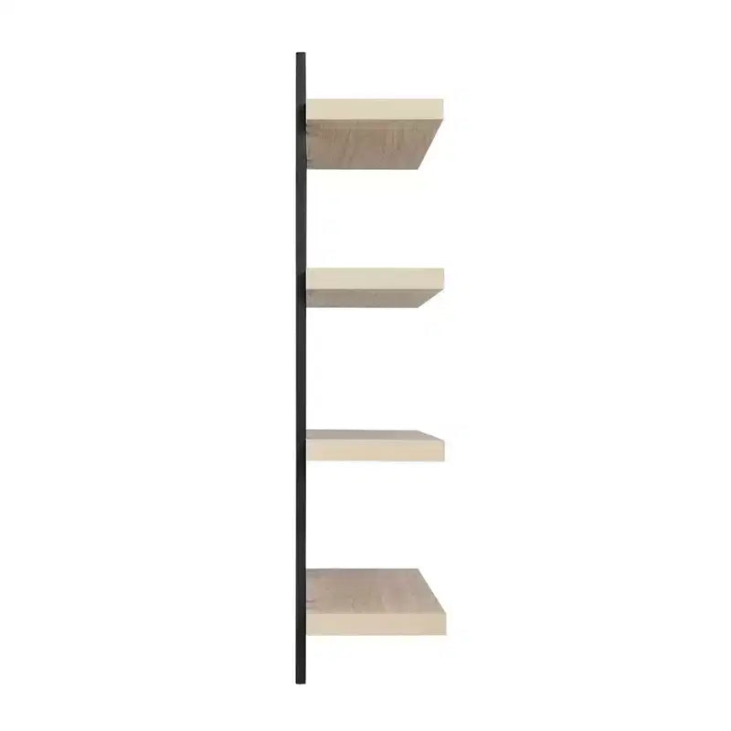 36 x 28.4 4 Tier Floating Bracket Wall Shelf Unit - Danya B.