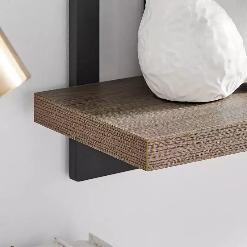 36 x 28.4 4 Tier Floating Bracket Wall Shelf Unit - Danya B.
