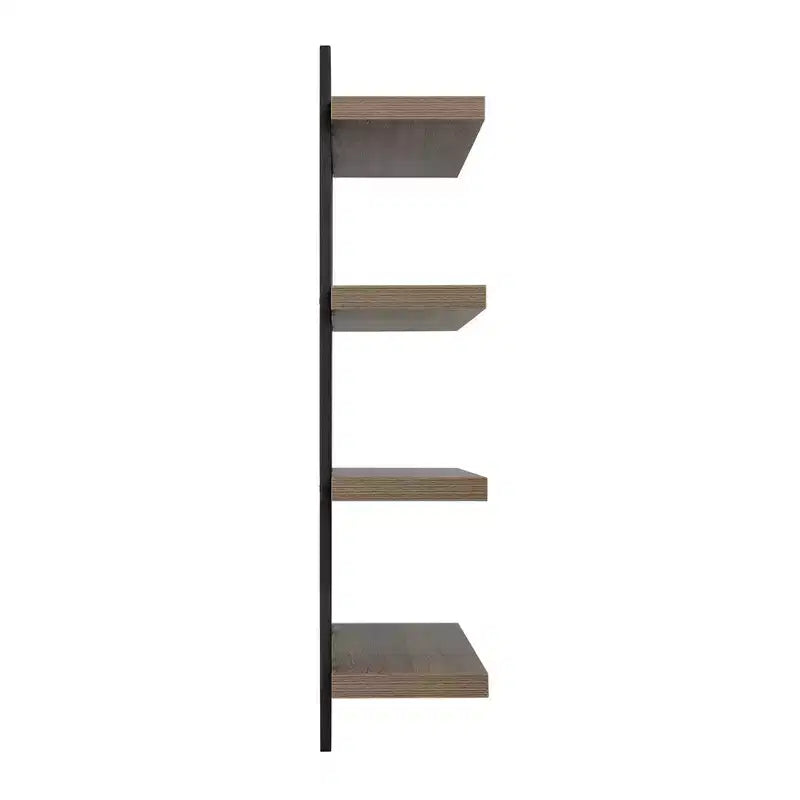 36 x 28.4 4 Tier Floating Bracket Wall Shelf Unit - Danya B.