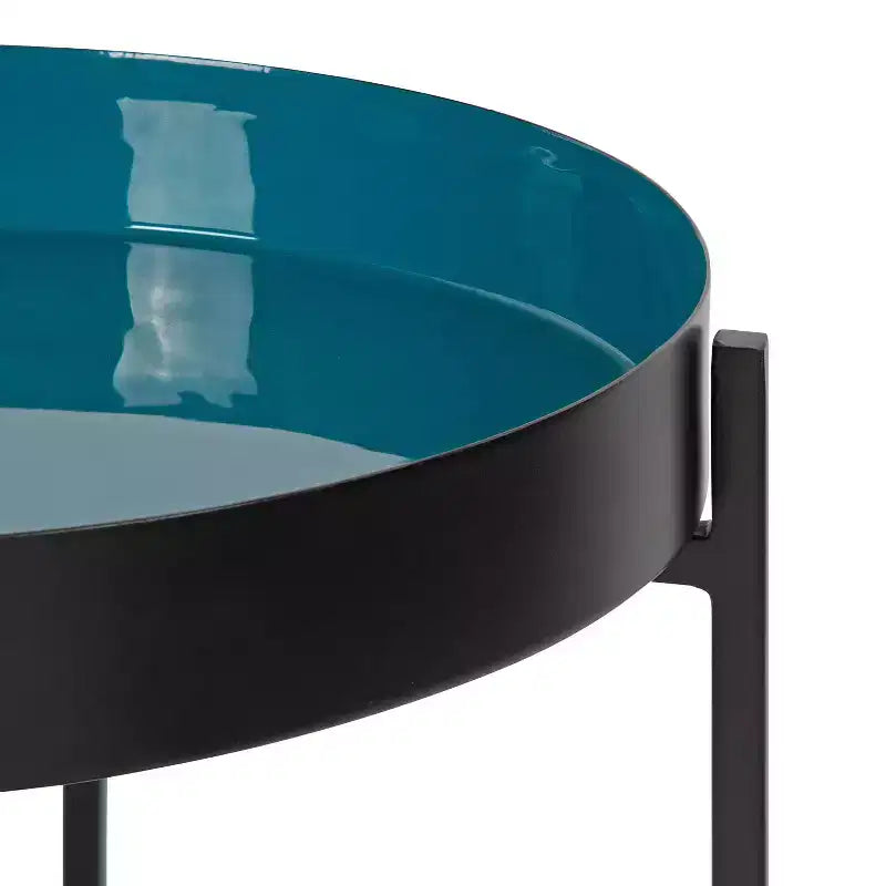 Kate and Laurel Nira Two-Tiered Metal Side Table