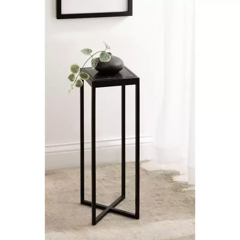 Kate and Laurel Jaspur Square Metal End Table