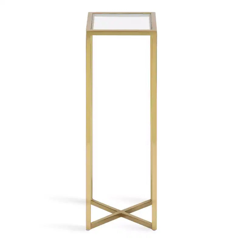 Kate and Laurel Jaspur Square Metal End Table