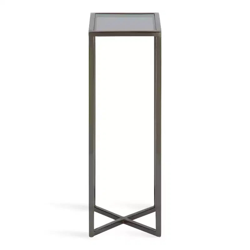 Kate and Laurel Jaspur Square Metal End Table