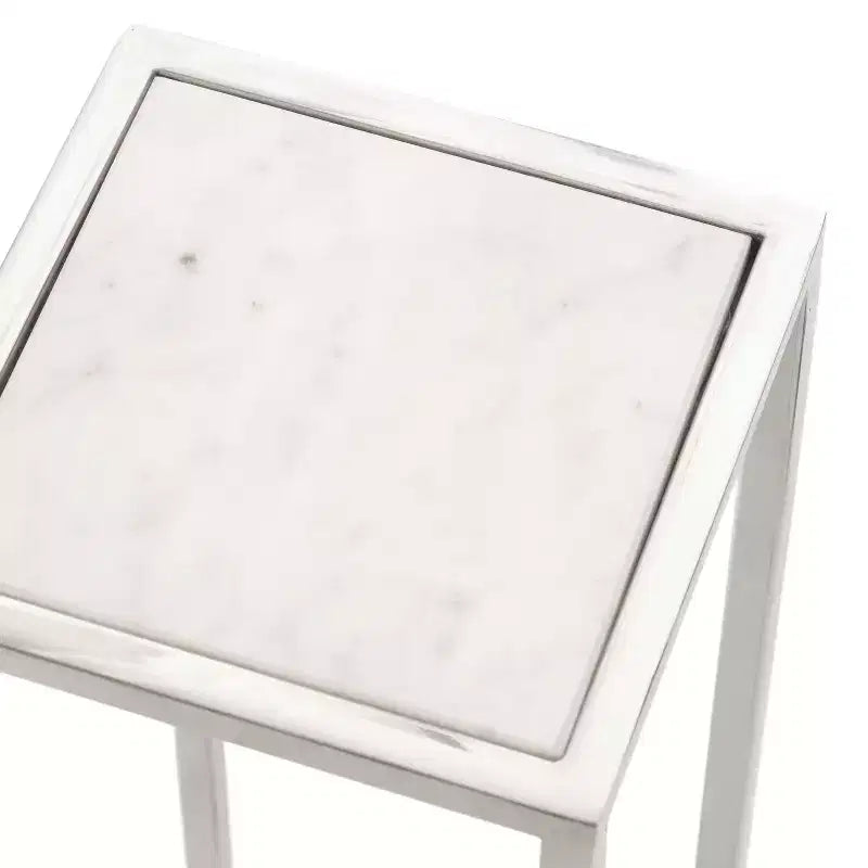 Kate and Laurel Jaspur Square Metal End Table