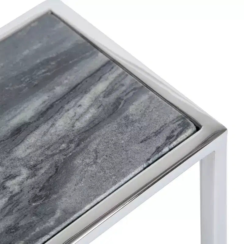 Kate and Laurel Jaspur Square Metal End Table