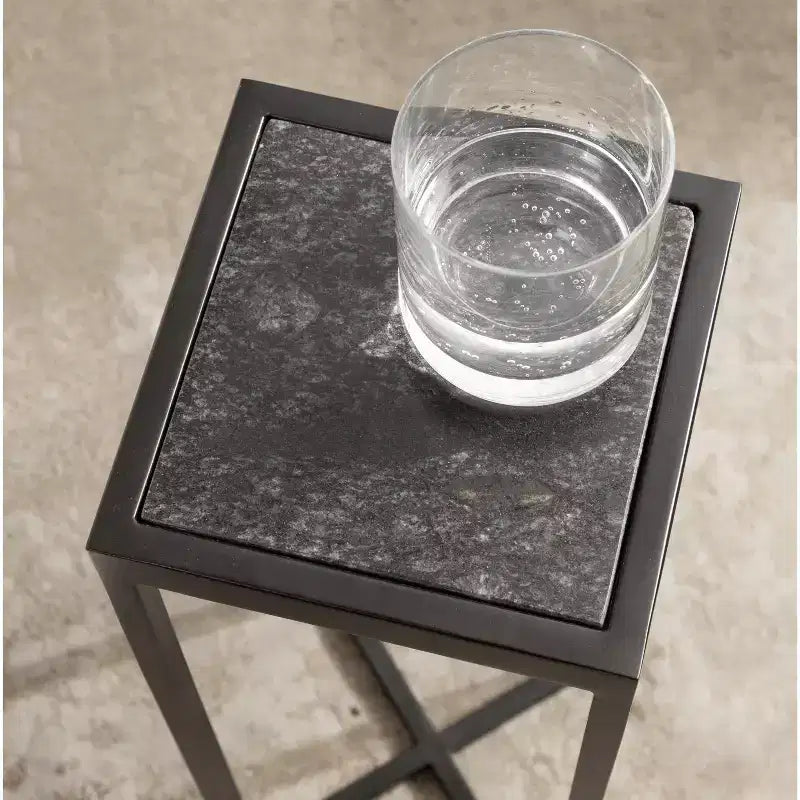 Kate and Laurel Jaspur Square Metal End Table