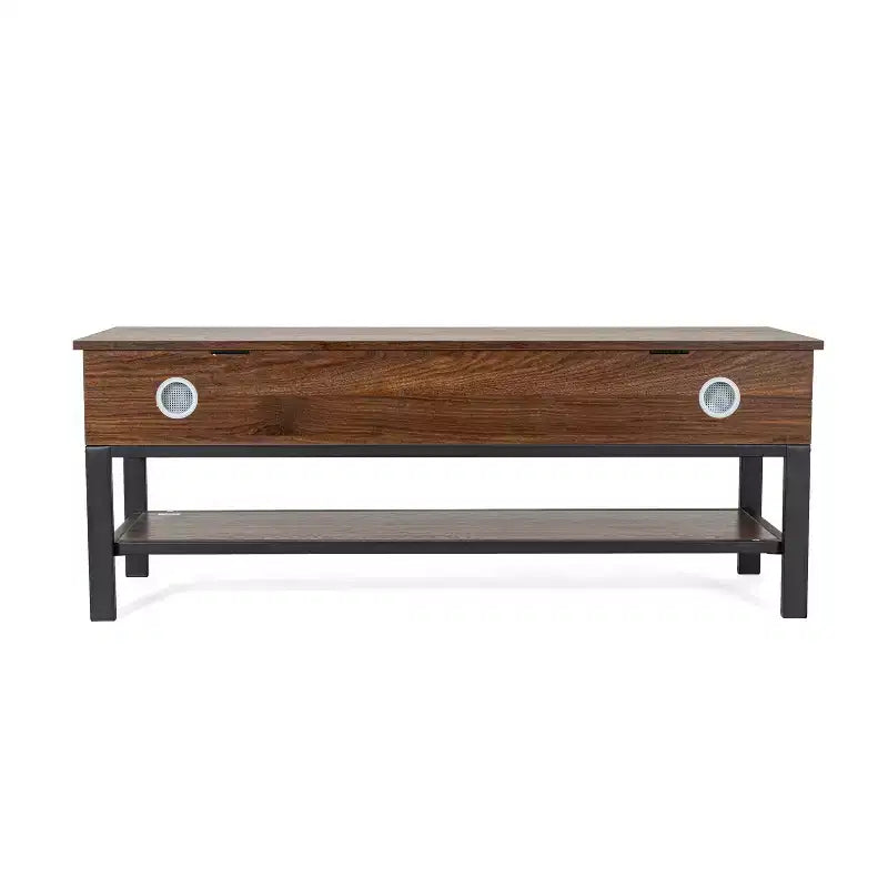 Flash Furniture Wyatt Farmhouse Entryway Storage Bench with Lower Shelf Perfect for Entryway, Mudroom, or Bedroom