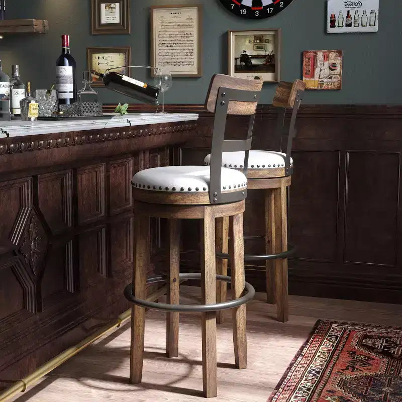 Tall Valebeck Upholstered Swivel Barstool - Signature Design by Ashley
