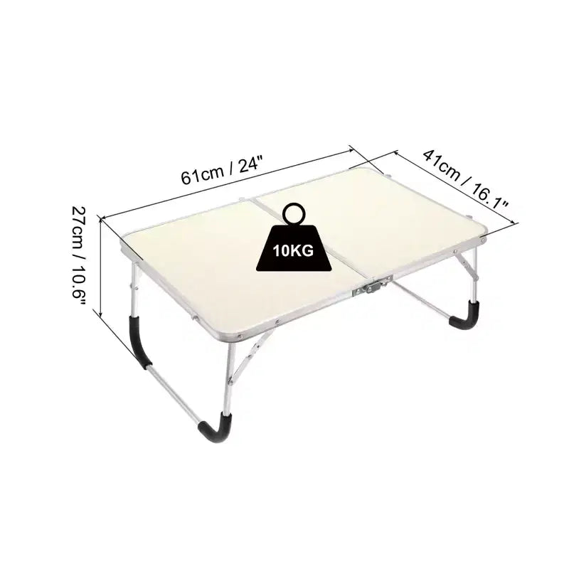 Unique Bargains Foldable Portable Reading Working Laptop Desk 24 x 16.1 x 10.6