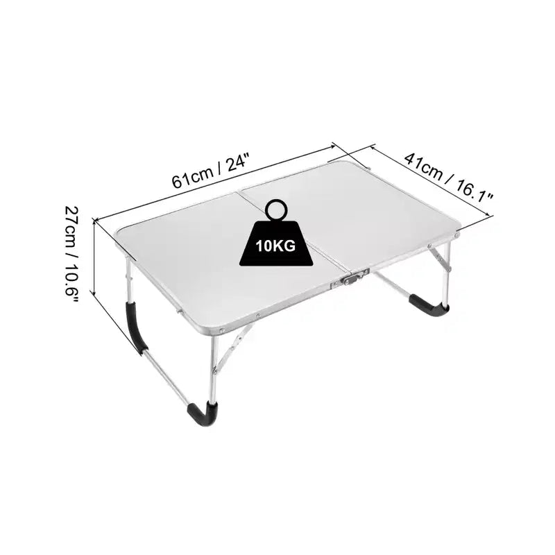 Unique Bargains Foldable Portable Reading Working Laptop Desk 24 x 16.1 x 10.6