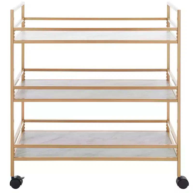 Idria 3 Tier Bar Cart - BCT8010 - Safavieh