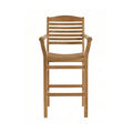 Aurelien Teak Outdoor Bar Stool