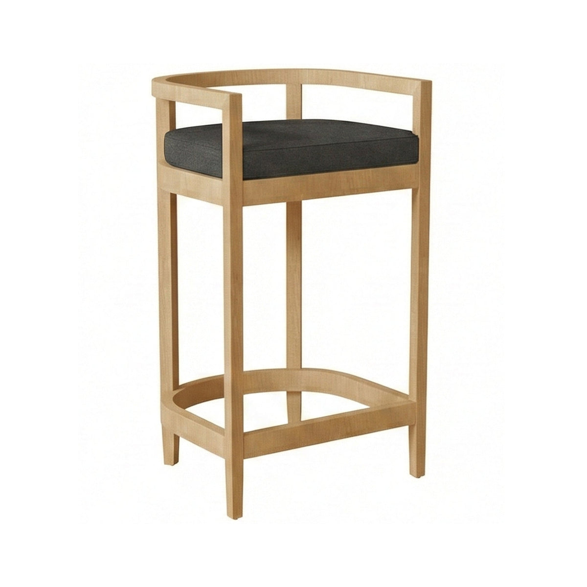 Lionel Teak Outdoor Bar Stool