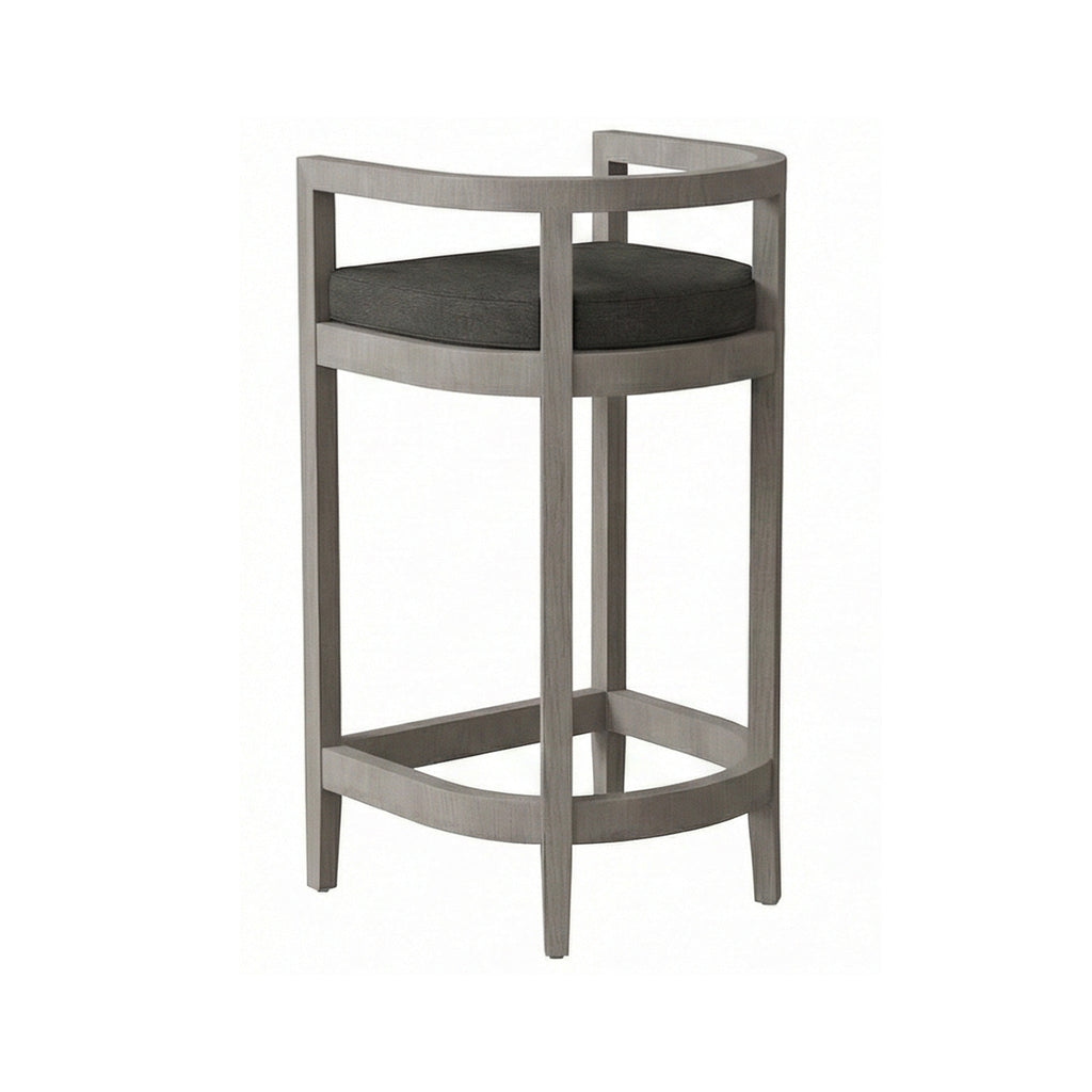 Lionel Teak Outdoor Bar Stool