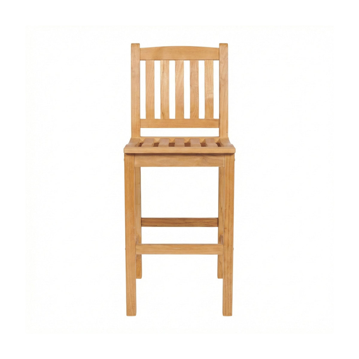 Gerard Armless Teak Outdoor Bar Stool