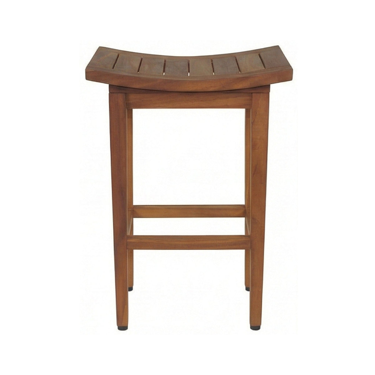 Armand Backless Teak Outdoor Bar Stool