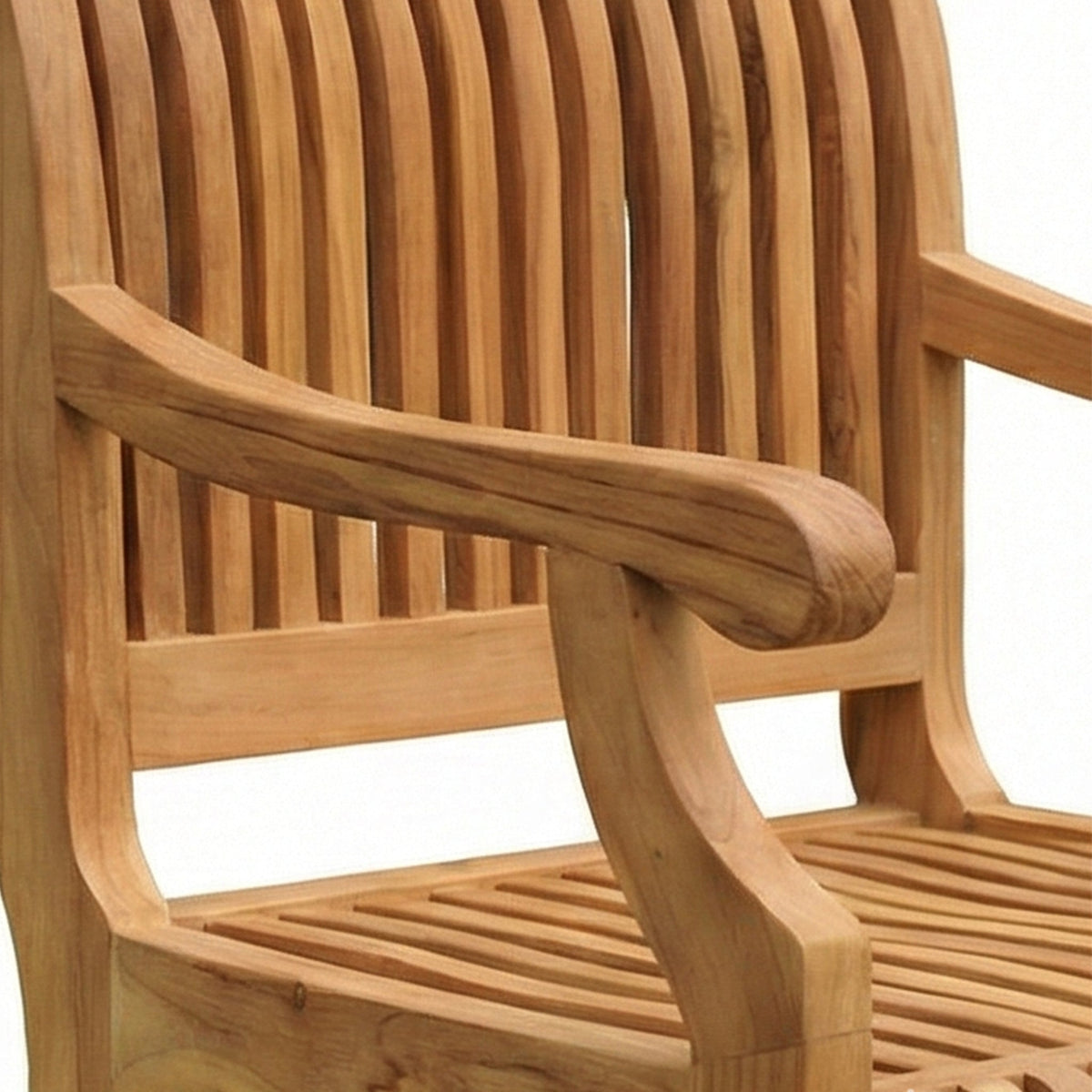 Roland Teak Outdoor Bar Stool