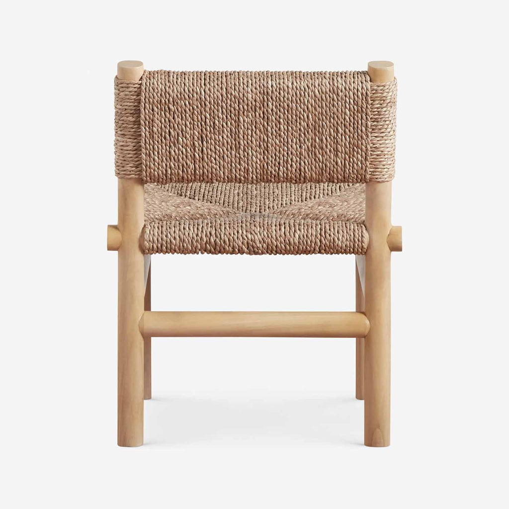 Akay Teak Woven Rustic Dining Chair