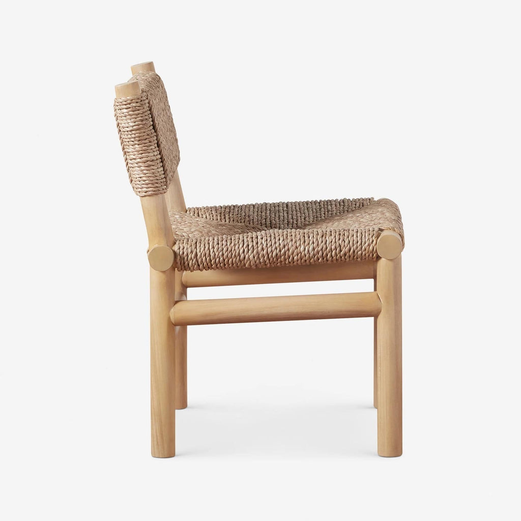 Akay Teak Woven Rustic Dining Chair