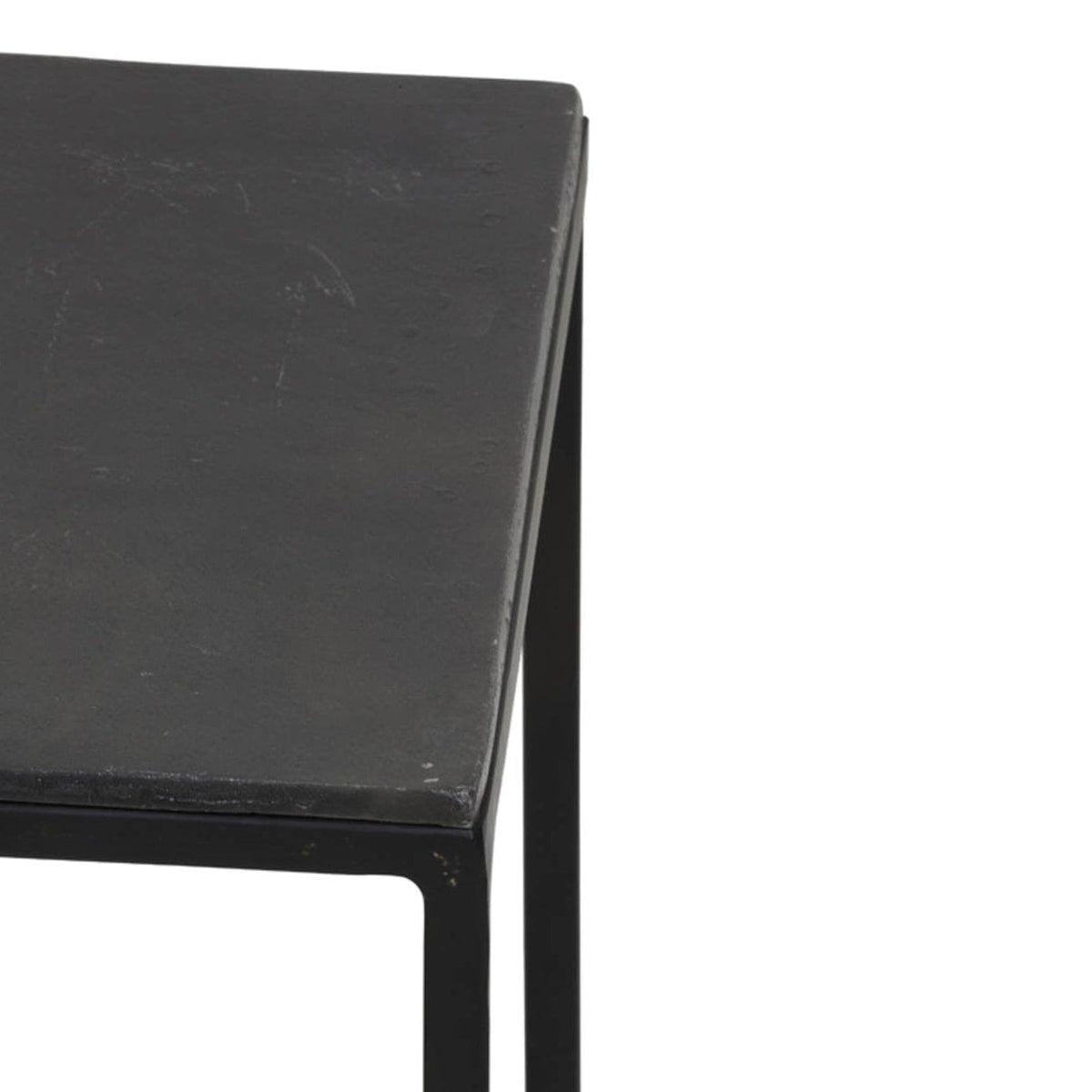 Alta Black Metal Nesting Console Tables - Set of 2