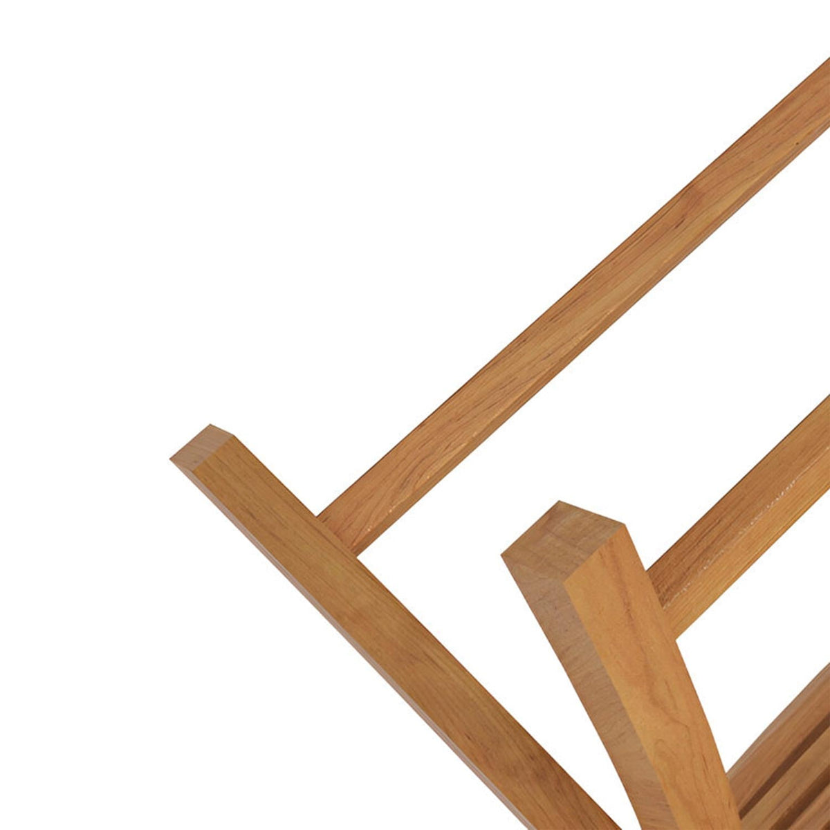 Aurelien Folding Armless Teak Outdoor Bar Stool