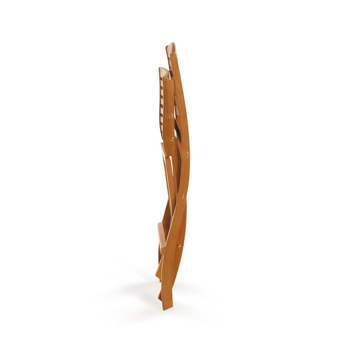 Aurelien Folding Armless Teak Outdoor Bar Stool