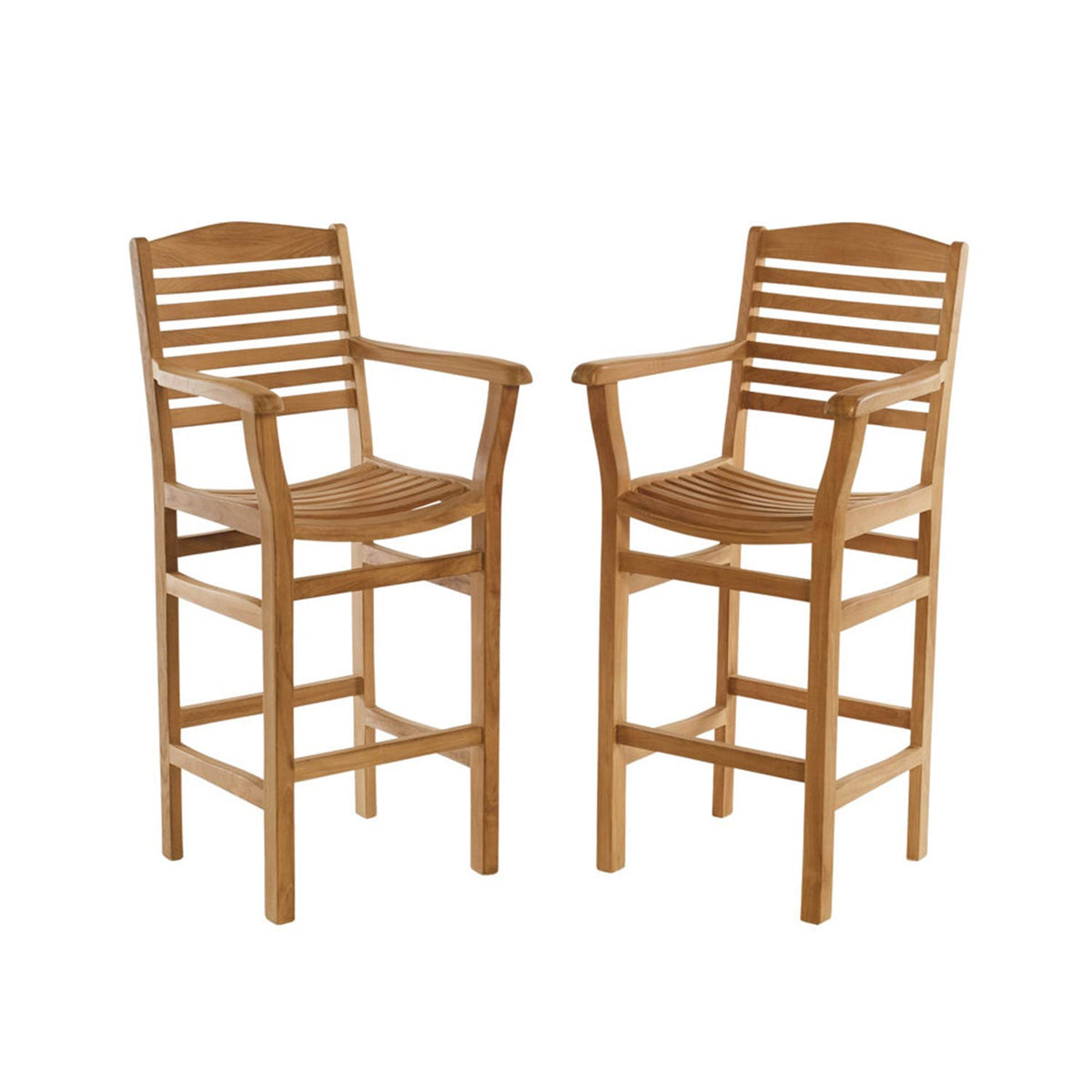Aurelien Teak Outdoor Bar Stool