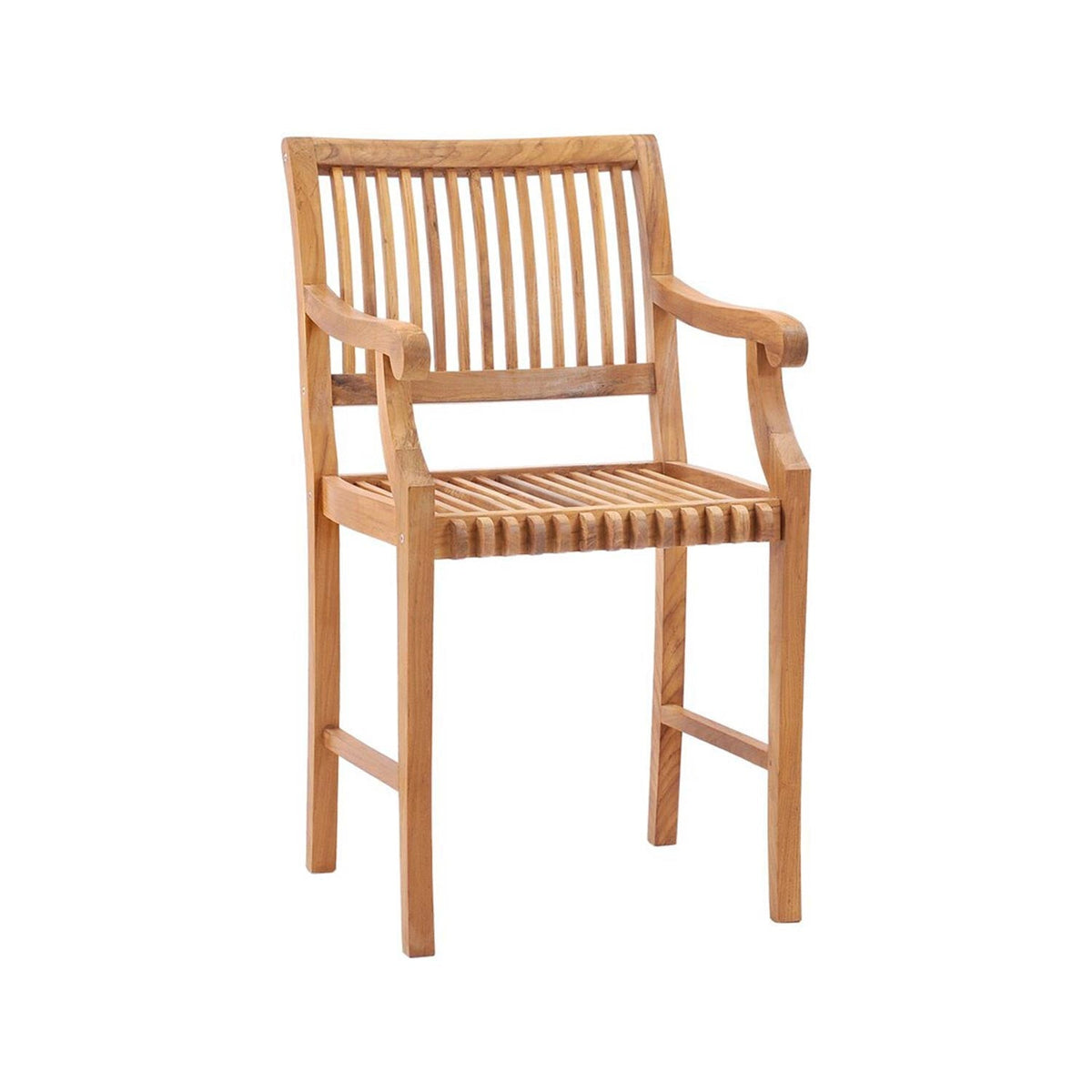 Bertrand Teak Outdoor Bar Stool