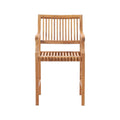 Bertrand Teak Outdoor Bar Stool