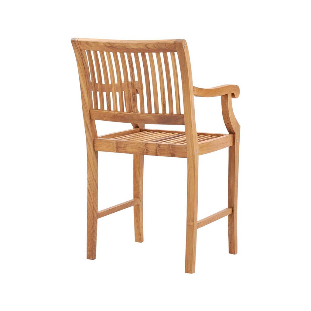 Bertrand Teak Outdoor Bar Stool