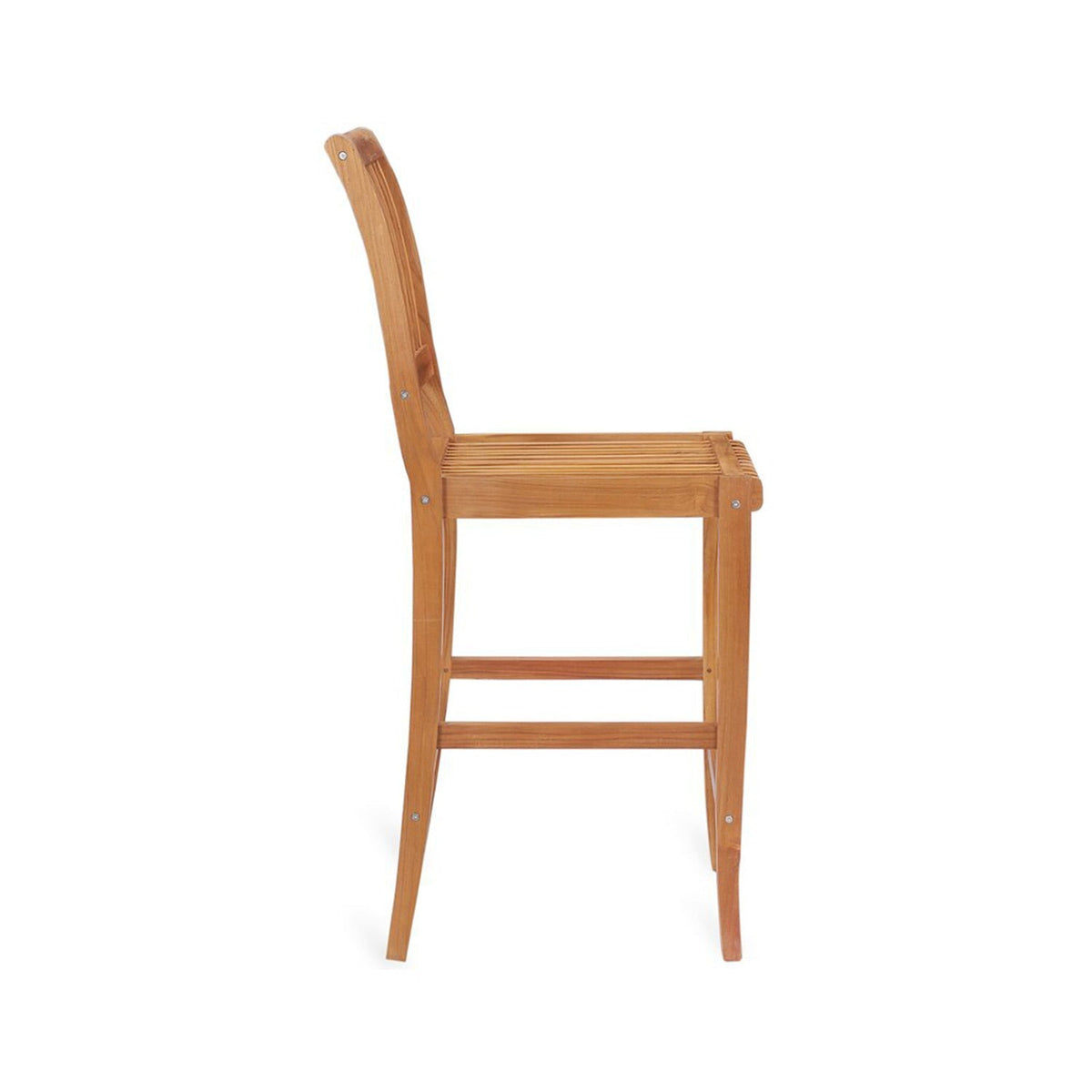 Blaise Armless Teak Outdoor Bar Stool