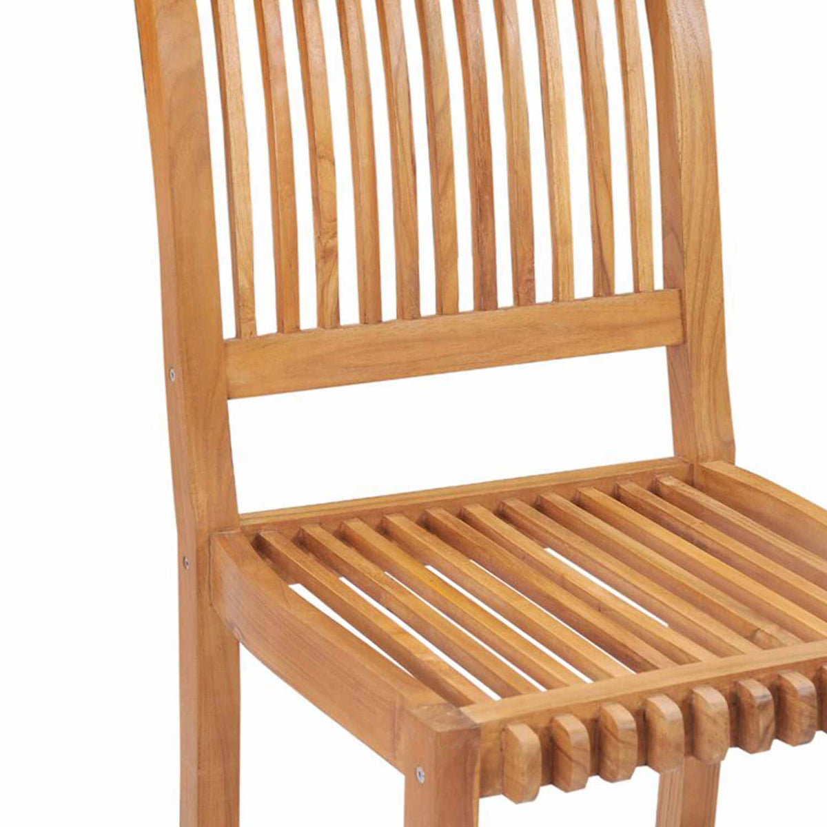 Blaise Armless Teak Outdoor Bar Stool