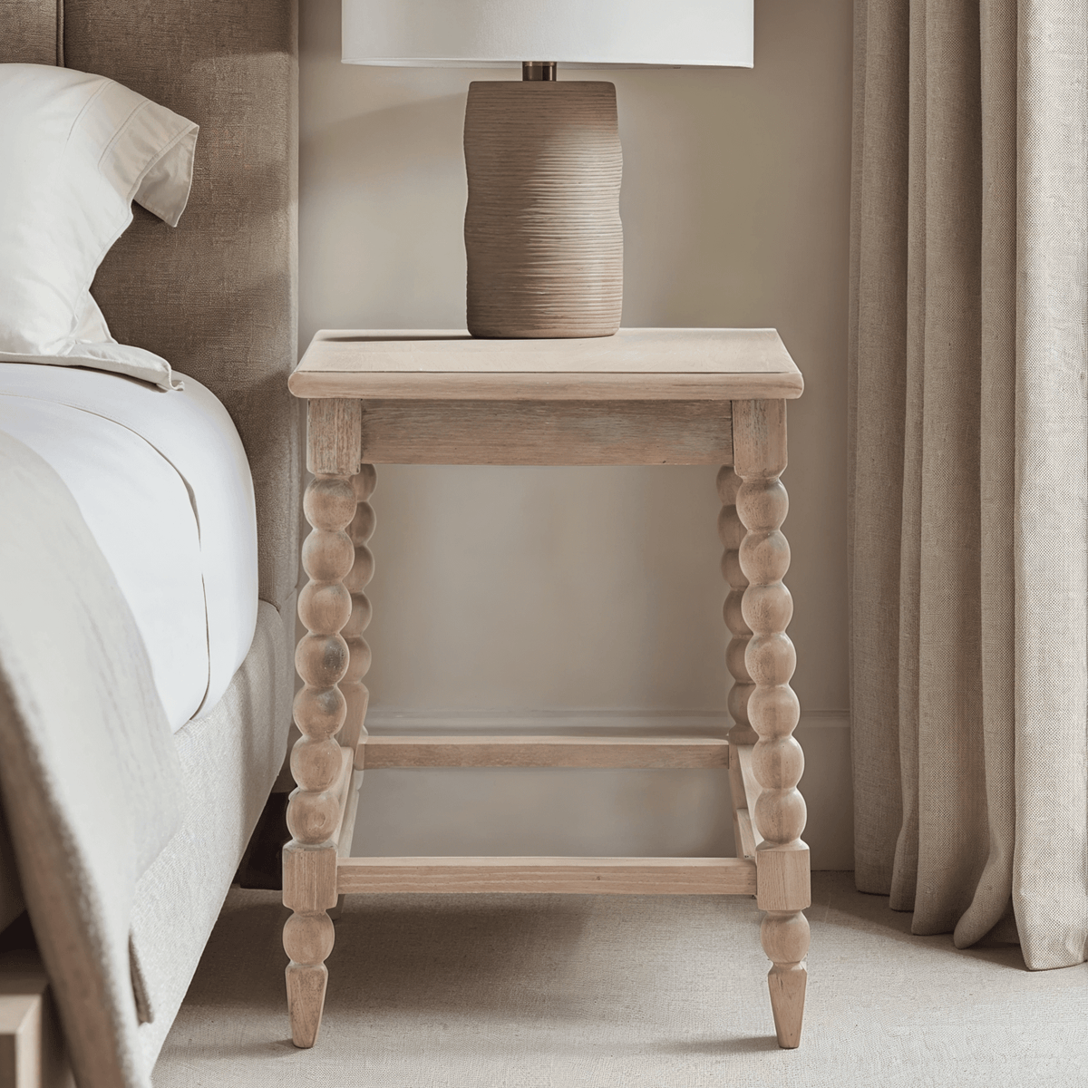 Blenheim Square Oak Side Table