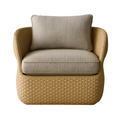 Calamonaci All-Weather Rattan Outdoor Accent Chair