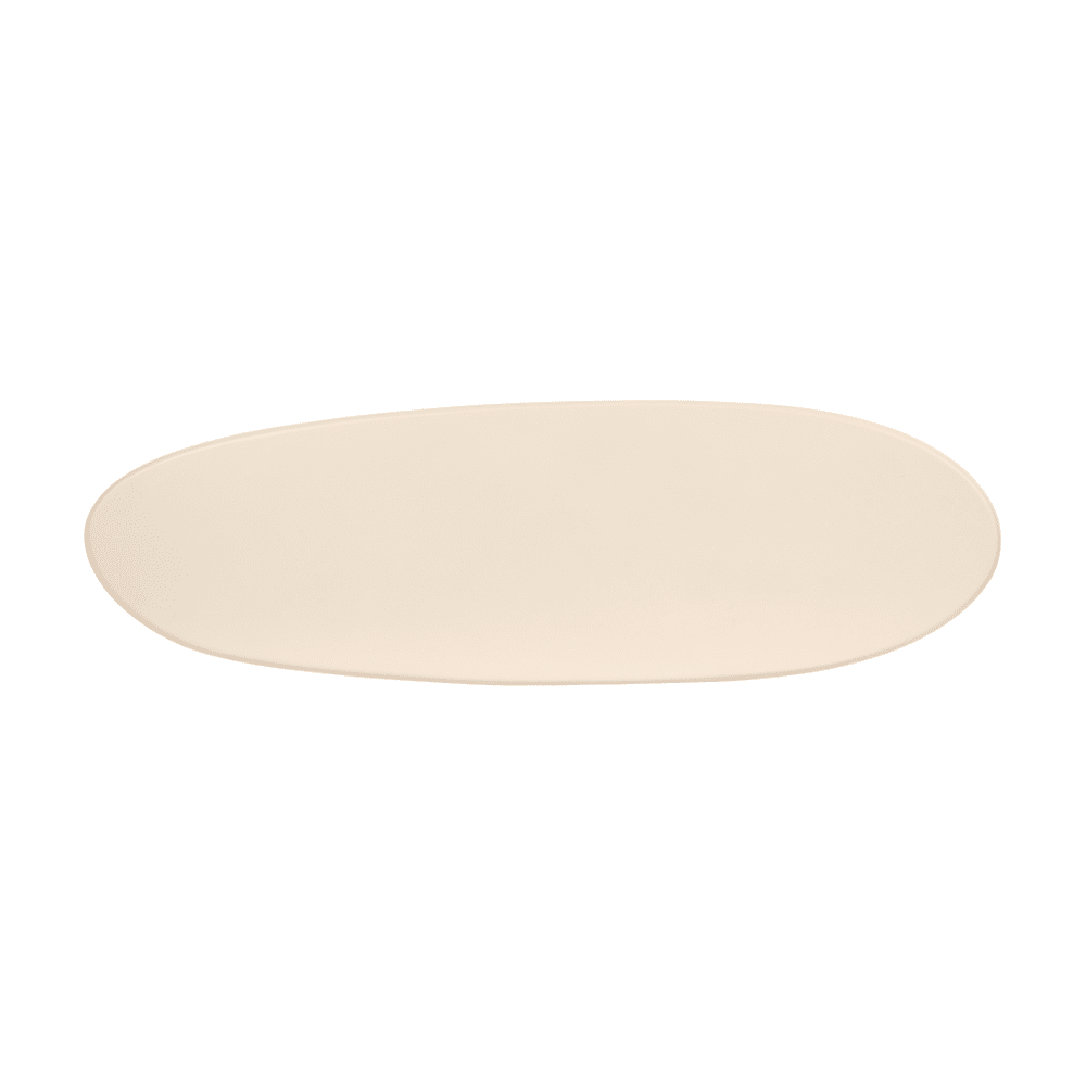 Carys Beige Oval Top Console Table